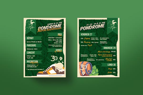 Réalisation d'affiches A3