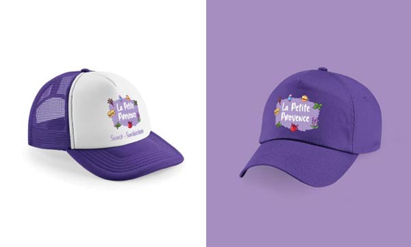 Réalisation de casquettes personnalisées