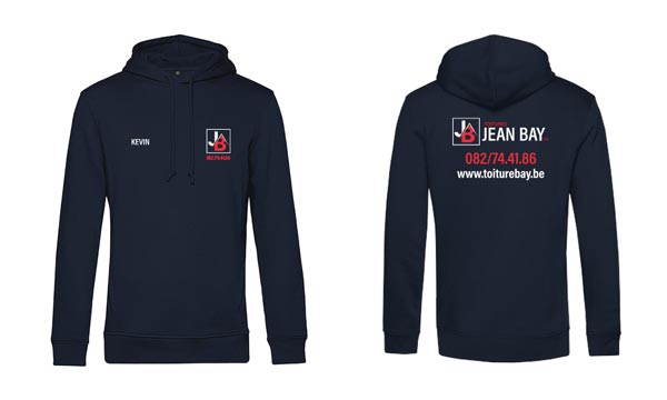 Réalisation de hoodies personnalisés