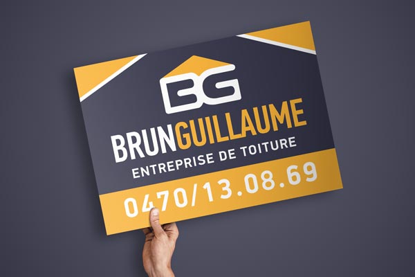 Réalisation de panneaux de chantier