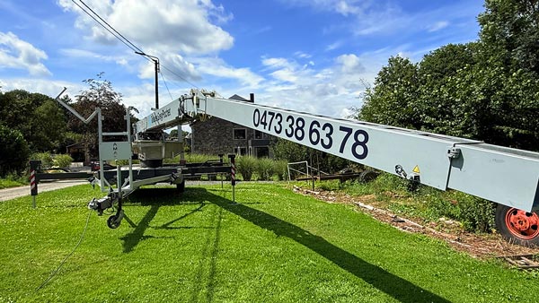 Lettrage d’une grue
