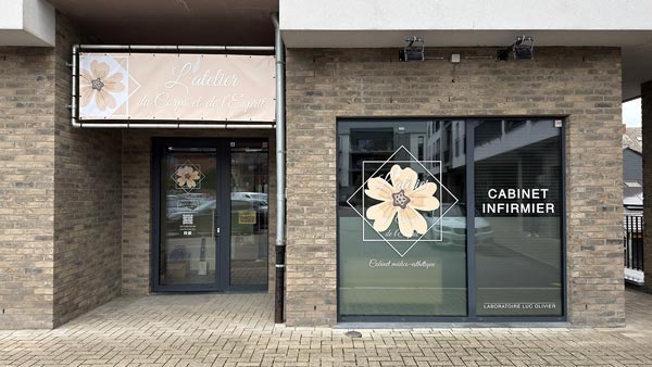 Lettrage de vitrines