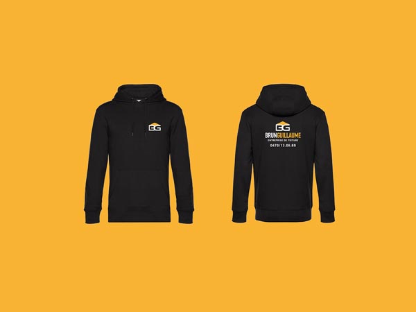 Réalisation de hoodies personnalisés