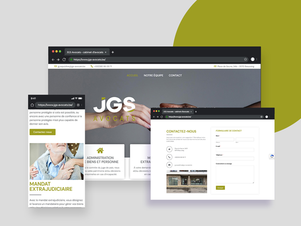 Création du site internet