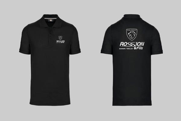 Personnalisation de polos