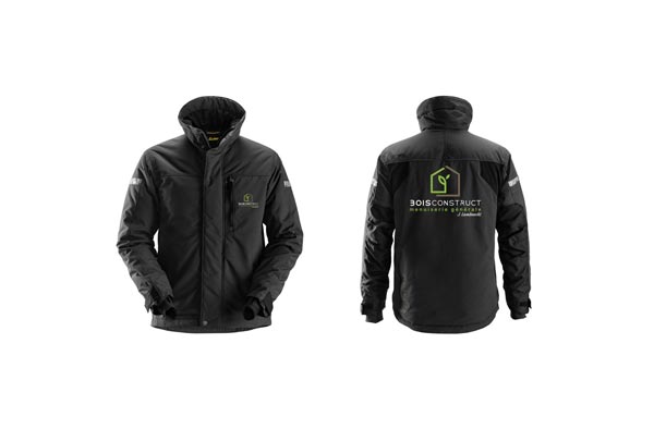 Personnalisation de vestes Snickers