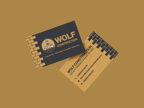 Création et impression de cartes de visite