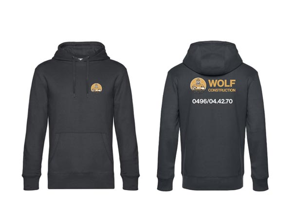 Réalisation de hoodies personnalisés