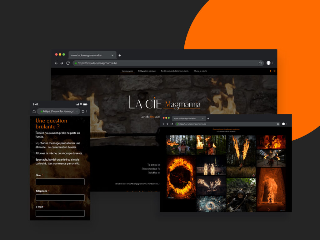 Création du site internet