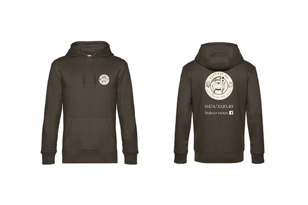 Réalisation de hoodies personnalisés