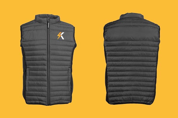 Réalisation de bodywarmers personnalisés