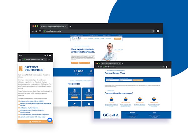 Création du site internet