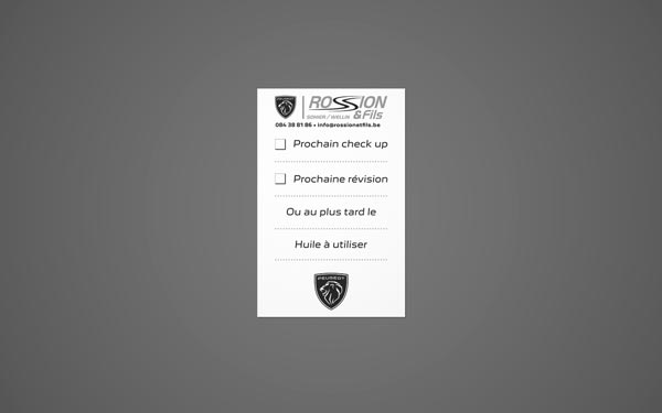 Création et impression de cartes de checkup